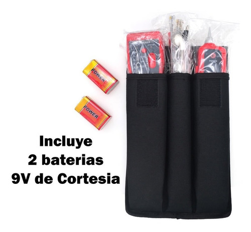 Imagen 4 de 10 de Generador De Tono Chicharra Lan Tester Rj11 Rj45 Jw-360