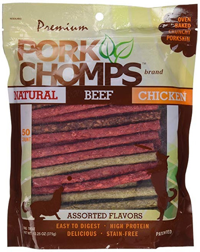 Scott Pet Products Cerdo Chomps Sticks Surtido Munchy Treat