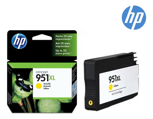 Cartucho De Tinta Hp 951xl Original Cn048a Amarillo