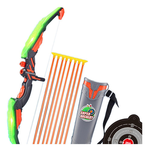 New Arco Y Flecha Juguetes Juego De Verde Consigue 8 Flechas