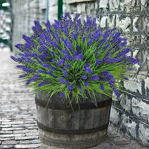 20 Paquetes De Plantas Artificiales Para Exteriores, Hierba