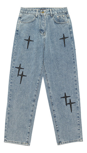 Pantalones Anchos Vaqueros Para Hombre
