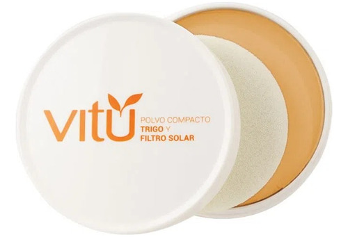 Polvo Compacto Vitú Trigo Y Filtro Solar Vitú