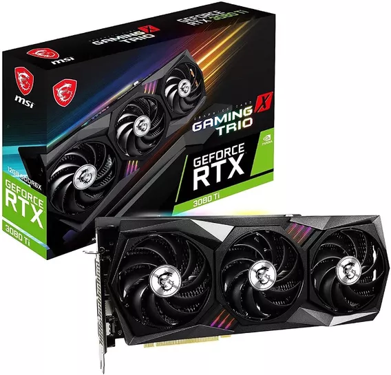 Placa De Video Msi Geforce Rtx 3080 Ti Gaming X Trio 12g Oc