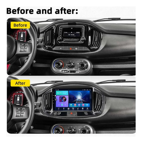 Estereo Android Fiat 2014 Carplay & Android Auto