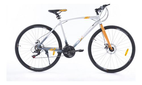 Bicicleta Zanella Nova T 2.10 Rodado 28 Gris Naranja