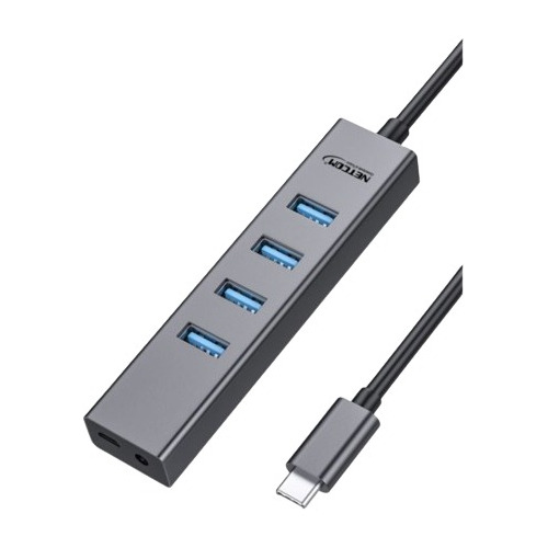 Adaptador Hub Usb 3.1 Tipo C De 4 Puertos Usb 3.0 Netcom