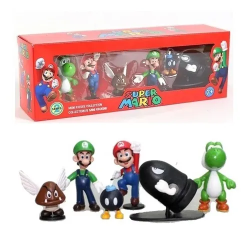 Figuras Super Mario Bros Niños Juguetes 6 Piezas