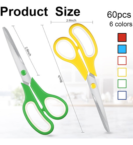 Tijeras Multiusos De 20 Cm Acero Inoxidable Para Oficina Hog