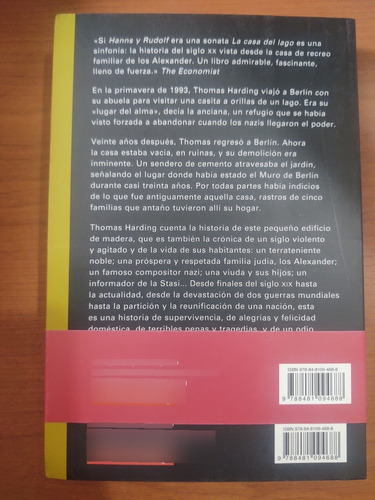 Thomas Harding. La Casa Del Lago. Galaxia Gutenberg. (Usado)