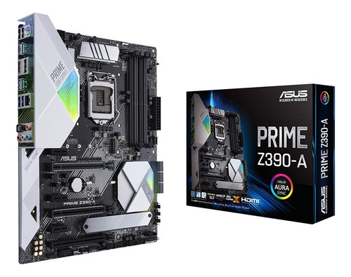Combo Mother Asus Prime Z390-a 9 Gen Intel I3 9100f 3.6 Ghz