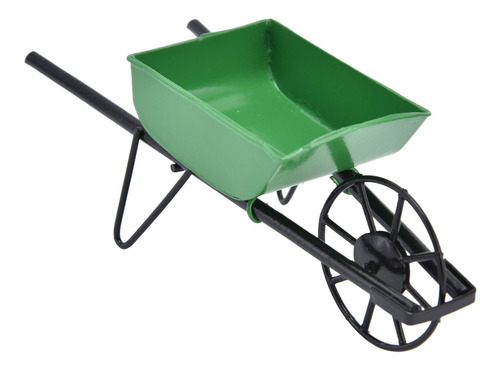 Carrito De Jardín En Miniatura Dollhouse Wheelbarrow 1:12