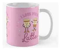 Comprar Taza Te Amo Un Latte San Valentín Corazones De San Valentín 