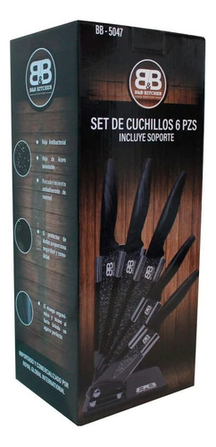 Set Cuchillos Original De Cocina B&b Kitchen  Buena Calidad 