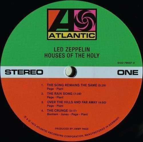 Led Zeppelin Houses Of The Holy Vinilo