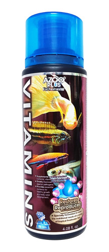 Vitaminas Para Peces De Agua Dulce 120 Ml Azoo Plus