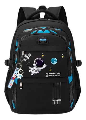 Mochila Ortopédica Infantil, Astronauta, Impermeable 2025 Ne