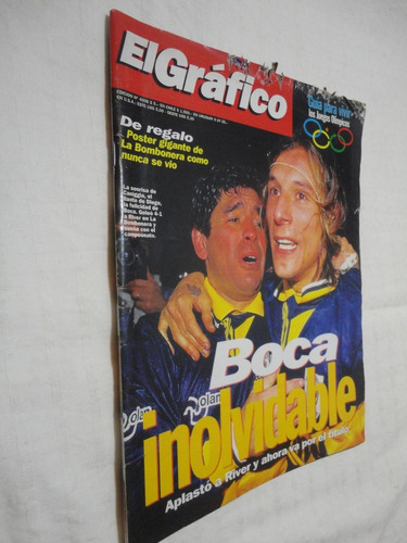 Revista El Gráfico - Boca- Maradona - Nº 4006 - Julio 1996