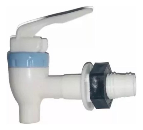 Llave Dispensador Agua Fria Plástica Macho Azul