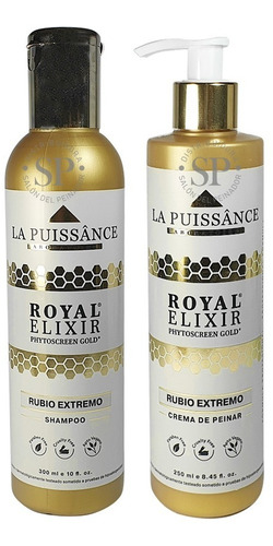 La Puissance Royal Elixir Kit Shampoo + Crema Peinar Rubios