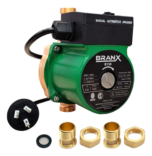 Bomba Presurizadora Agua B150 Branx 120w Eleva Presion 10m