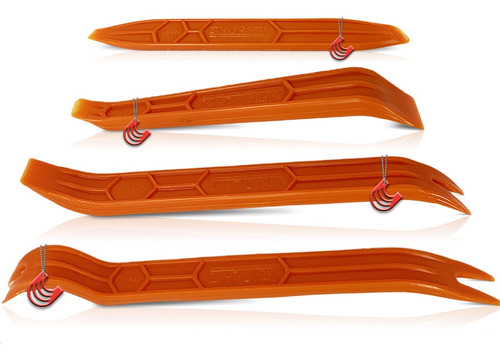 Imagem 1 de 6 de Kit Espatulas De Nylon - Desmontar Painel E Portas De Carro