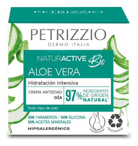 Petrizzio Natur Active Bio Crema Día Aloe Vera 50ml