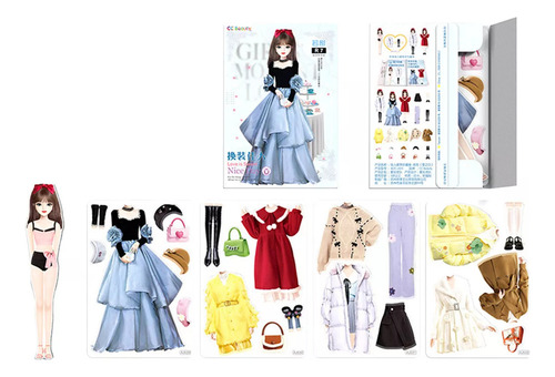 Libro De Pegatinas Magnéticas For Vestir Princesas