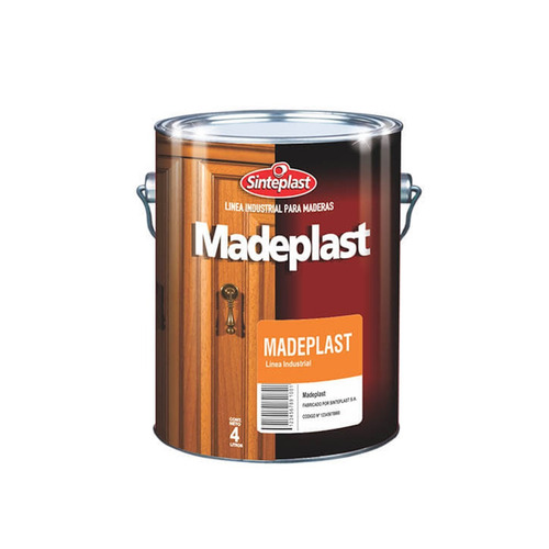 Imagen 3 de 6 de Laca Nitroc Semi Mate Transpa Madera Madeplast 1l Sinteplast