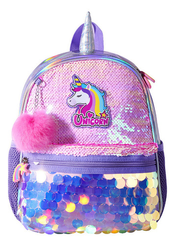 Mochila De Hombro De Princesa Unicornio Para Niños