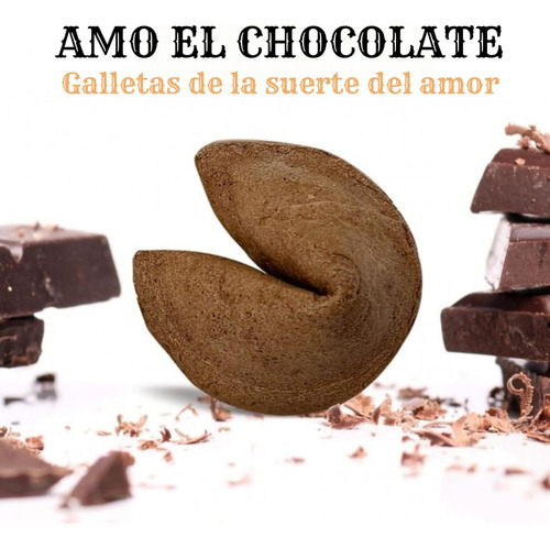 50 Galletas De La Fortuna Sabor A Chocolate Mnsj En Español