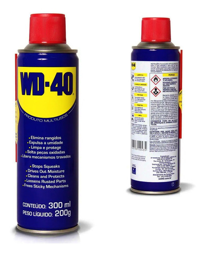 Spray Anti-ferrugem Wd40 300ml Lubrificante Multi Uso