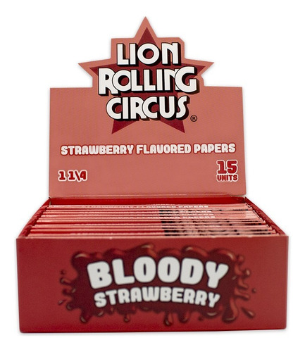 Papel De Armar Saborizado Lion Rolling Circus Valhalla Grow 