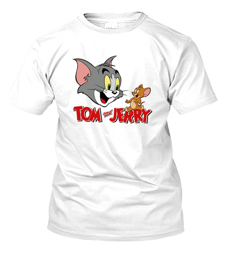 Playera Personajes Tom Y Jerry Caricatura