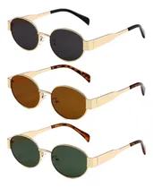 Comprar Lentes De Sol Ovaladas Retro Para Mujer Hombre Gafas De Sol
