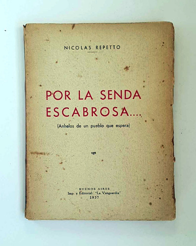 Por La Senda Escabrosa... Nicolás Repetto