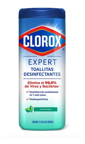 Clorox Expert 30 Toalliatas Desinfectantes