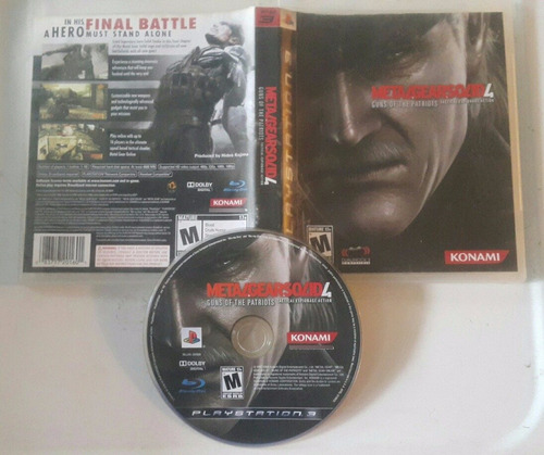 Metal Gear Solid 4 * Guns Patriots / Playstation 3 Ps3