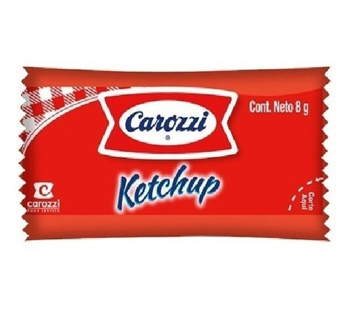 Caja Ketchup Sachet Carozzi 500x8gr.