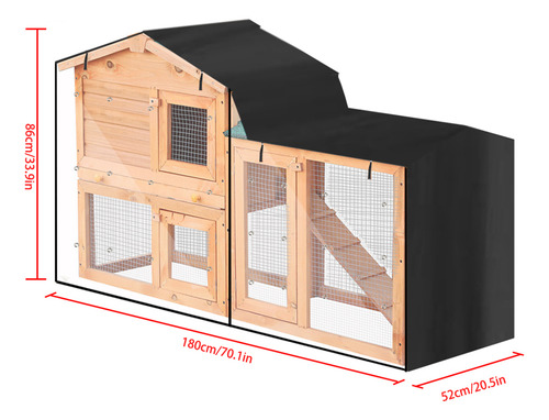 (b) Fundas Para Conejeras De Conejo Con Forma De Caja Para P