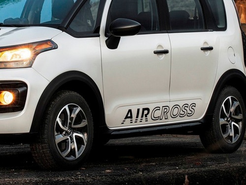 Par Adesivo Lateral Portas Faixa Citroën Aircross 2012 2013