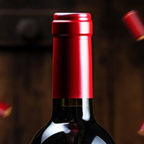 100 Tapas Para Botellas De Vino, Accesorios Decorativos Rojo