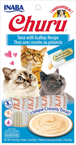 Inaba Churu Lickable Puree Natural Cat Treats (receta De Atu