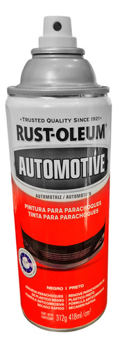 Tinta Spray Rust-oleum Para Para-choques Automotivo Preto
