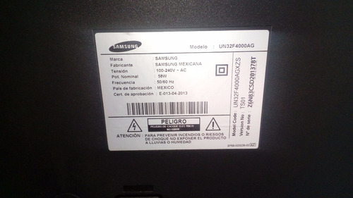Imagen 3 de 3 de Desarme Televisor Led Samsung 32 Pulgadas