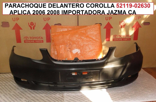 Parachoque Delantero Corolla 2006 2008 Original Toyota