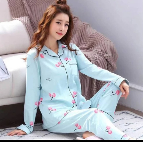 Pijama De Botones Adulto Dama