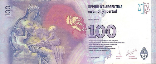Bottero 4342 $100 Evita Serie Ga Excelente Palermo (Usado)
