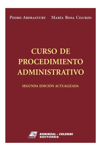 Cur So De Procedimiento Administrativo - Aberastury, Cilurzo
