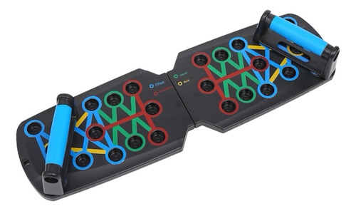 Tabla Push Up Lagartijas Crossfit Gym Ejercicio Color Negro Negro